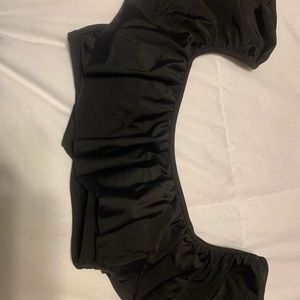 Off the shoulder swim top